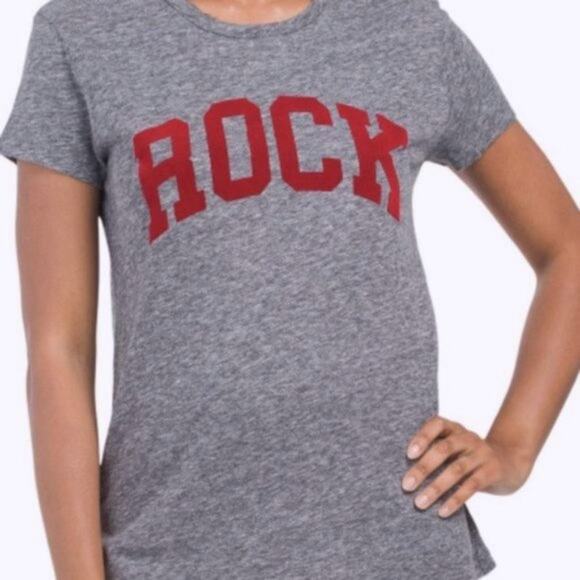 Zadig & Voltaire Flocked Rock Detail Tee Gray M - Picture 1 of 12